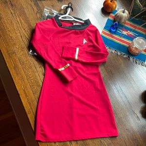 Star Trek Uhura Dress Red in extra small Halloween Costume
